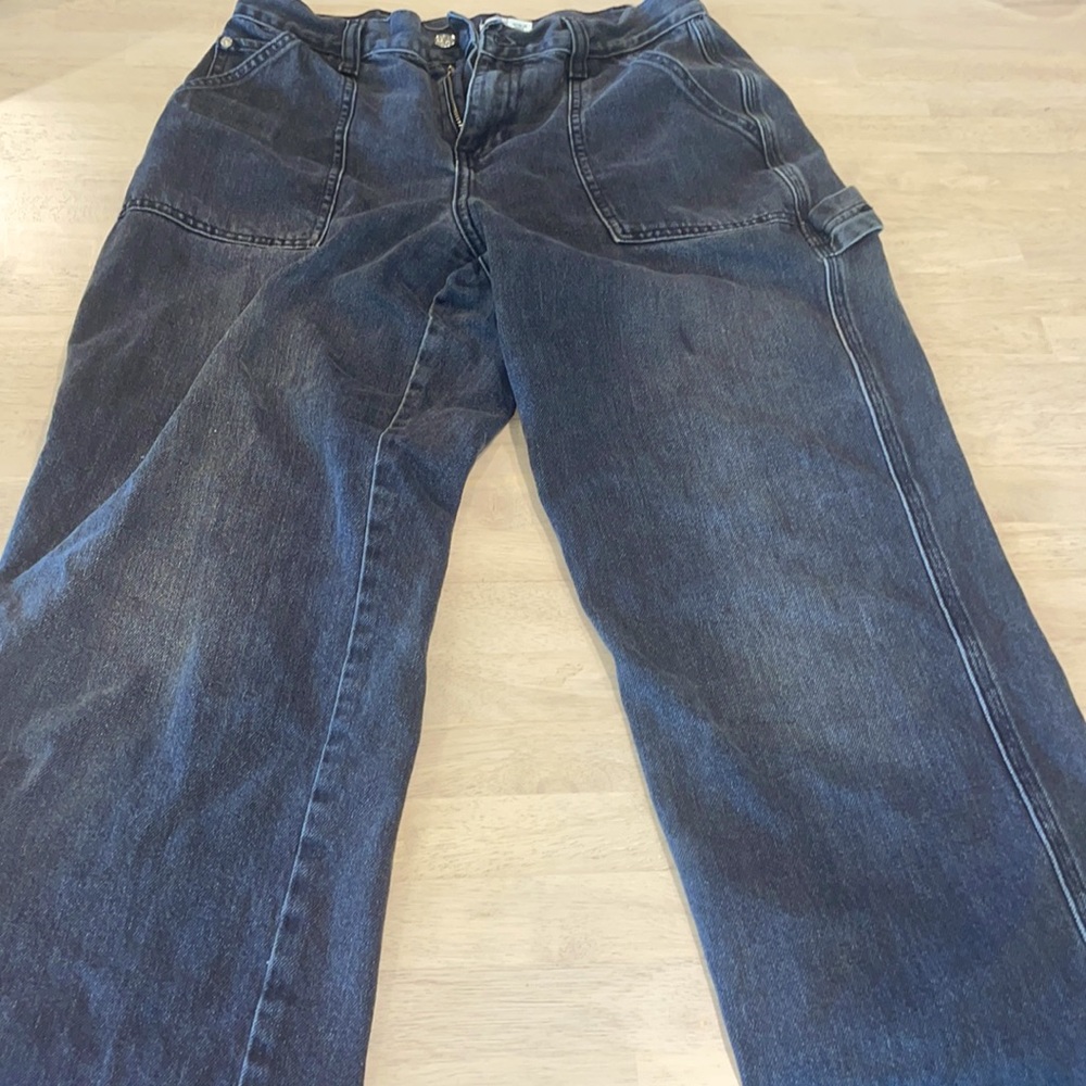 Black carpenter pants